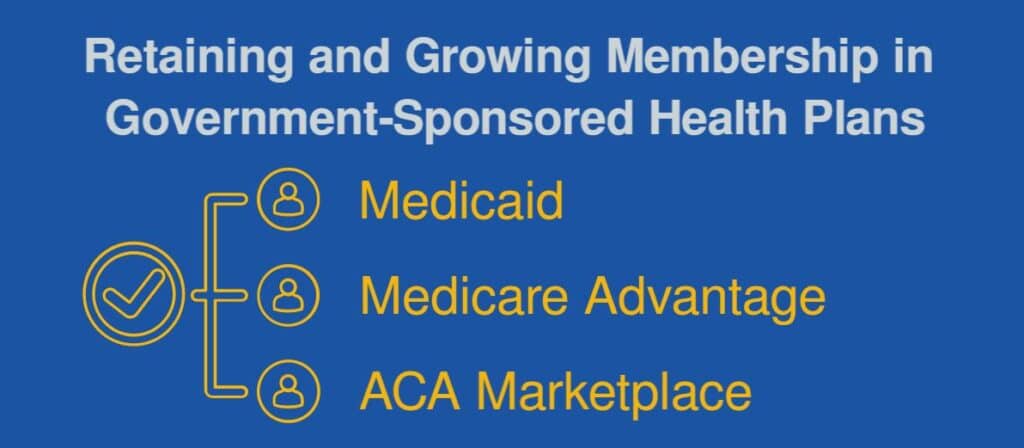 Retaining and Growing Membership in Government-Sponsored Health Plans