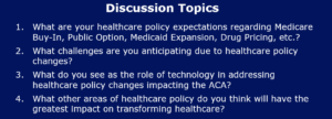 Healthcare Policy Changes. Focus Area Roundtable. HCEG. HealthCare Executive Group. Regulatory. Regulations. Policy. Mandates. Interoperability. Data transparency. Non-Compliance.
